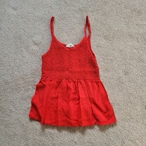 Girl Soul Womens Tank Top Red Top